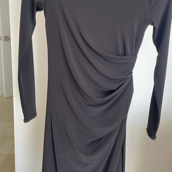 RACHEL ROY BLACK COLD SHOULDER FITTED DRESS - Picture 4 of 8